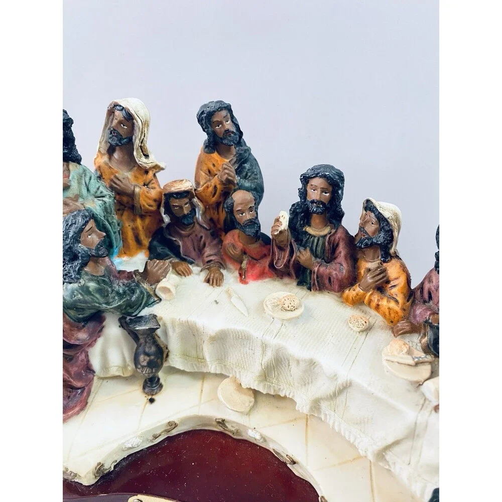 Vtg Mirella Precious Collection African American Sculpture of The Last Supper